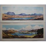 BR(Sc) Carriage Prints, a loose pair comprising: Torridon Hills, Wester Ross and Loch Morar,