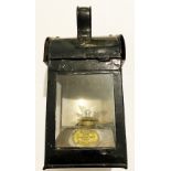 LMS General Purpose Handlamp, reservoir having an oval brass plate inscribed LMS Railway For