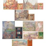 GWR Jigsaws, quantity 7: Drake Goes West complete with original box; Brazenose College Oxford