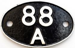 Shedplate 88A Cardiff Cathays 1949-December 1957, then Cardiff Radyr December 1957-October 1960,