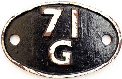 Shedplate 71G Bath Green Park 1948 to February 1958 then Weymouth February 1958 to September 1963.