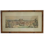 Carriage print THE ROYAL BATHS HARROGATE by Henry Rushbury R.A. from the LNER post war series. In an