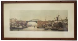 Carriage Print SUNDERLAND, Co. DURHAM by Edgar Holding RWS from the LNER Post War Series issued in