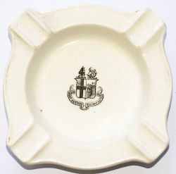 GWR china Ashtray with GREAT WESTERN RAILWAY and full Coat Of Arms to the centre. Makers name