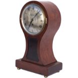 Great Eastern Railway 8 inch dial mahogany cased fusee clock supplied to the GER by Arnold and Lewis