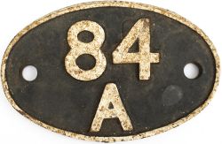 Shedplate 84A Wolverhampton Stafford Road 1949-September 1963, then Plymouth Laira September 1963-