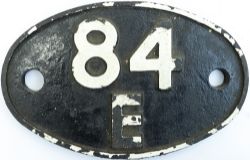 Shedplate 84E Tyseley 1949-September 1963. This ex GWR depot had well over 100 locos on its books