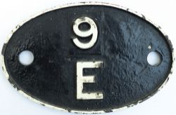 Shedplate 9E Trafford Park May 1950-December 1956, then February 1958-March 1968. This ex Cheshire