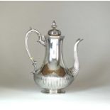 A Victorian Hunt & Roskell silver coffee pot