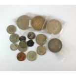 An assorted collection of coinage