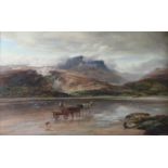 Charles Thomas Burt (British, 1823-1902), Coastal Scene, oil, 76 x 122cm