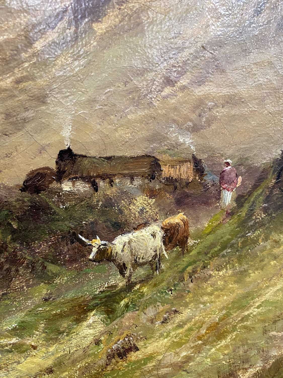 Alfred de Breanski RBA (British, 1852-1928), 'Stronachlacher', Loch Scene, oil, 77 x 127cm - Image 5 of 12
