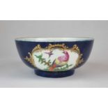 Worcester 'Exotic Birds' bowl, circa 1775