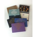 A collection of Great Britain proof coin set