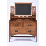 Shapland and Petter of Barnstaple, an Arts & Crafts oak dressing table