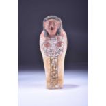 Shabti and coffin case, New Kingdom, Ramesside Period, 1292-1189 BC