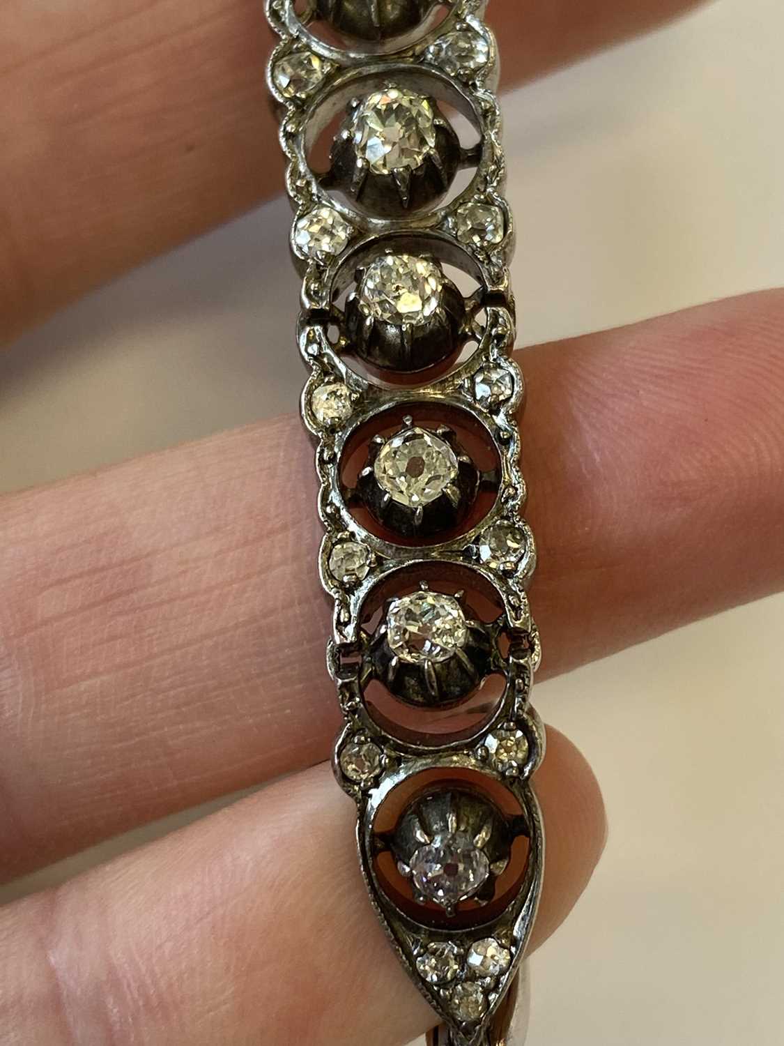 An early 20th century diamond set bracelet - Image 2 of 16