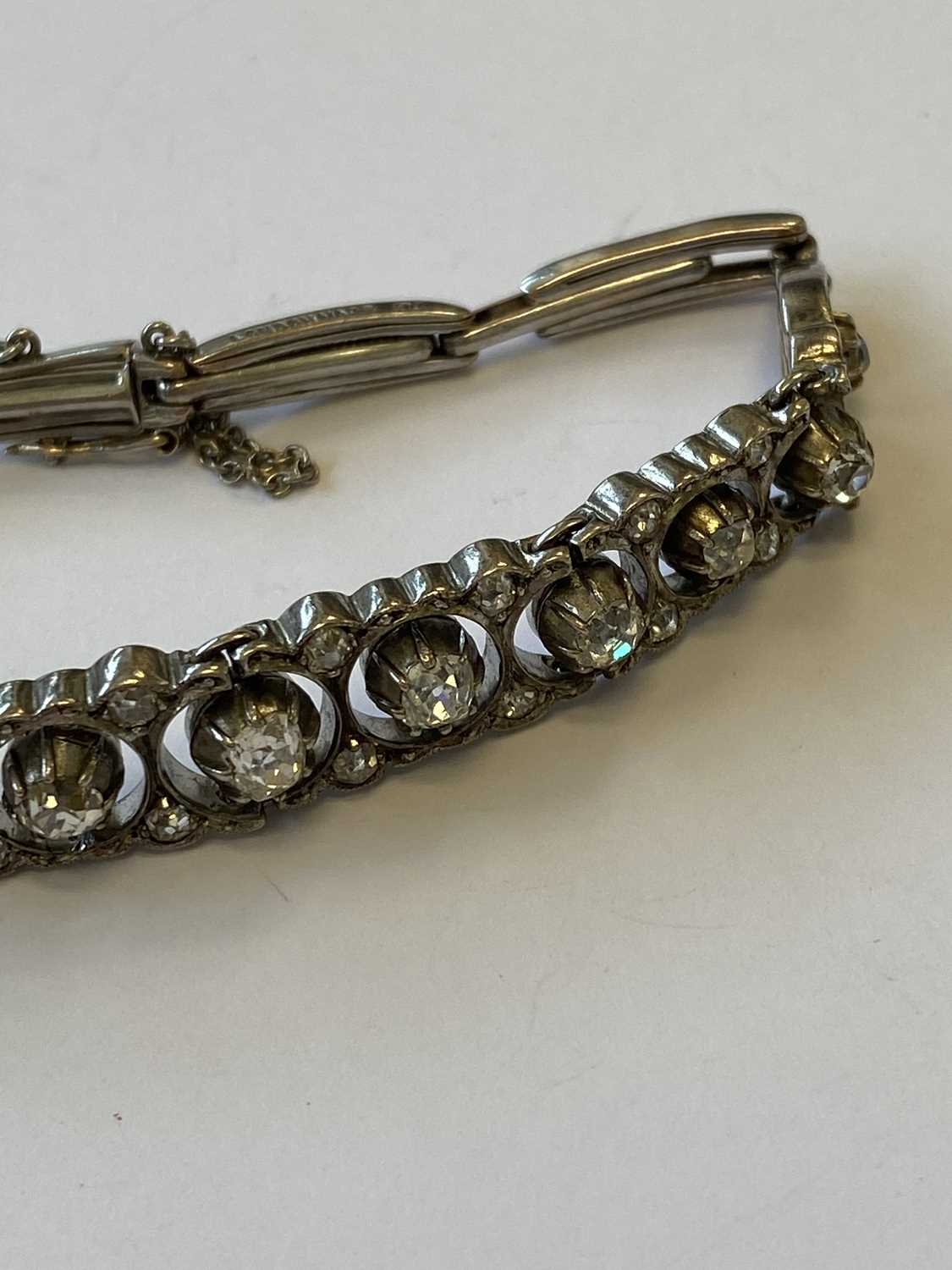 An early 20th century diamond set bracelet - Image 15 of 16