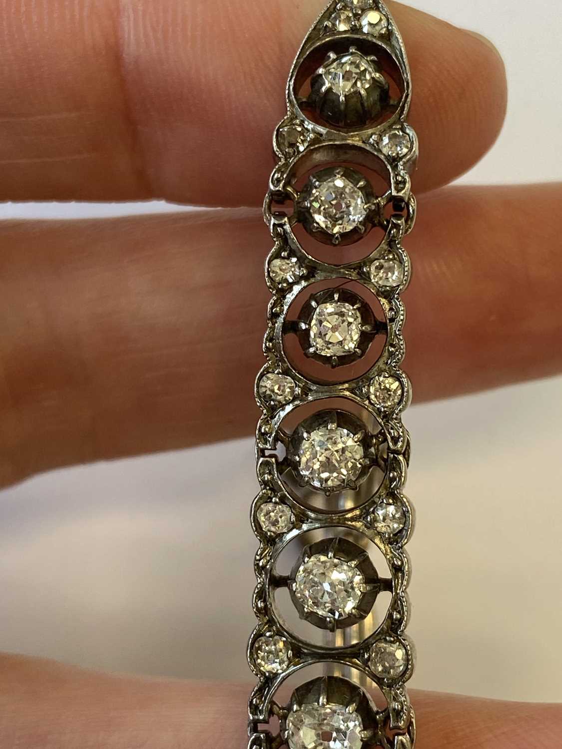 An early 20th century diamond set bracelet - Image 14 of 16