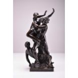 After Francois Girardon, a patinated bronze group of Pluto abducting Prosperine