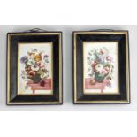 A pair of mid-19th-century English porcelain plaques