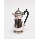 A George V silver hot water jug