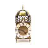 A late 19th/early 20th century lantern style clock