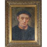 Vasili Ivanovich Shukhaev (Russian 1887-1973), Portrait of a Man Wearing a Cap