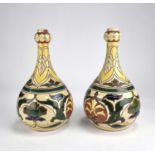 A pair Salopian (Benthall, Shropshire) vases