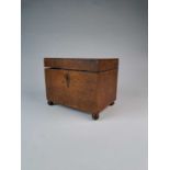 A 19th century oak money box