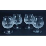 Four Waterford Crystal Colleen brandy balloons