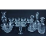 Waterford Crystal including Colleen dessert dishes and decanters