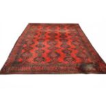 A large Ushak carpet, Western Turkey