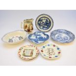 19th-century English pottery including commemoratives
