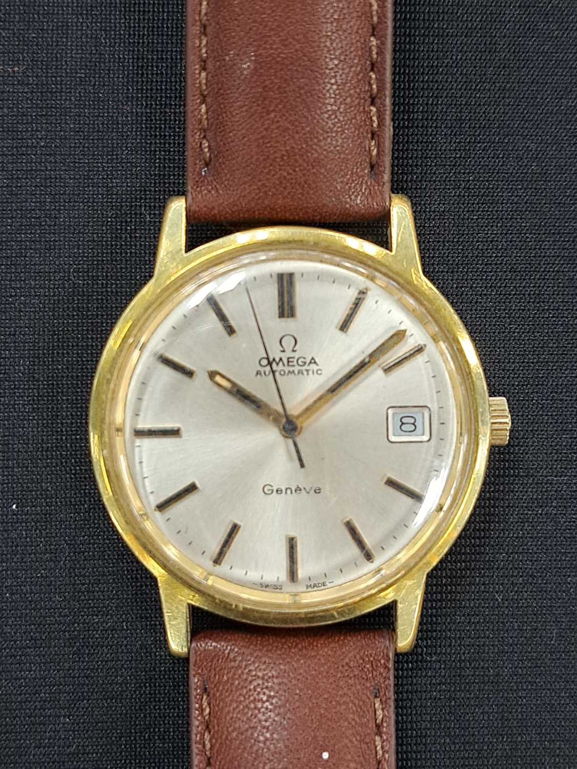 Omega: A gentleman's gold plated Automatic Geneve wristwatch - Image 2 of 6