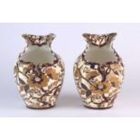 A pair of late 19th-century English porcelain vases