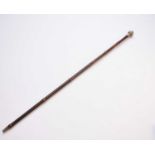 A 20th century Russian novelty bamboo walking stick