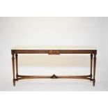 A Baizarotti, Neoclassical style reproduction rectangular console table