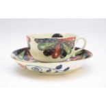 Worcester 'Japan Fan' teacup and saucer, circa 1770