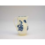 Caughley 'Three Flowers and Butterfly' sparrow beak jug