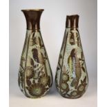 C.H Brannum, Barum - Pair of vases designed by James Dewdney