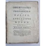 NEWTON, ISAAC, Observations Upon the Prophecies of Daniel, and the Apocalypse of St. John