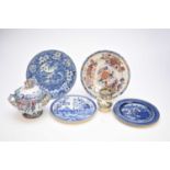 An assorted collection of English earthenware pottery, 19th century