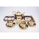 An English 'Factory 22' tea service, circa 1830-40, possibly William Ridgway