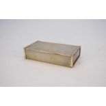 A modern silver collapsible hinged box