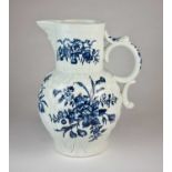 A large Worcester 'Natural Sprays' cabbage leaf jug