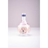 A Chinese famille rose bottle vase