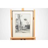 Walter James 3rd Baron Northbourne (1869-1932) Wooded Landscape, Proof Etching