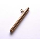 A 9ct gold Sampson & Mordan retractable pencil