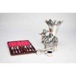 WMF, A Jugendstil silver plated table centrepiece